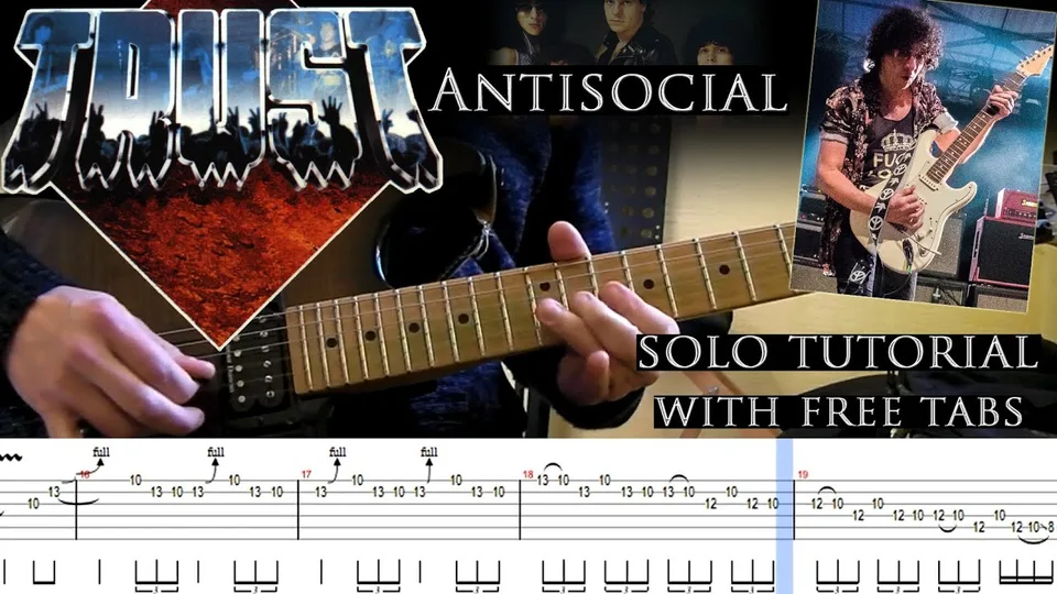 Trust - Antisocial guitar tab