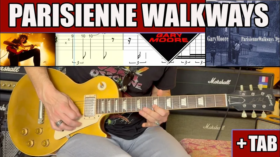 Gary Moore - Parisienne Walkways guitar tab