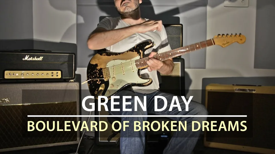 Green Day - Boulevard Of Broken Dreams guitar cover
