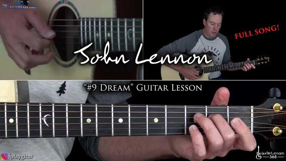 John Lennon - #9 Dream guitar lesson