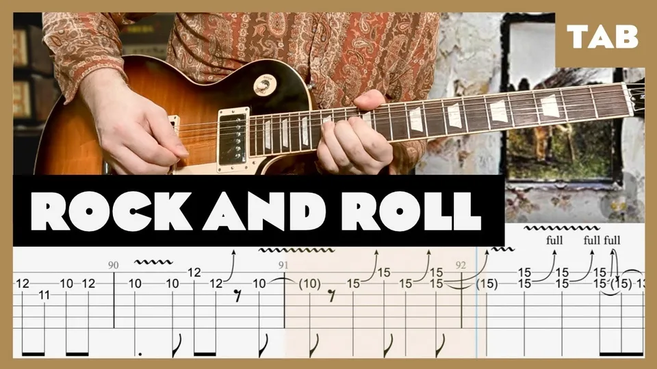 Led Zeppelin - Rock and Roll guitar tab