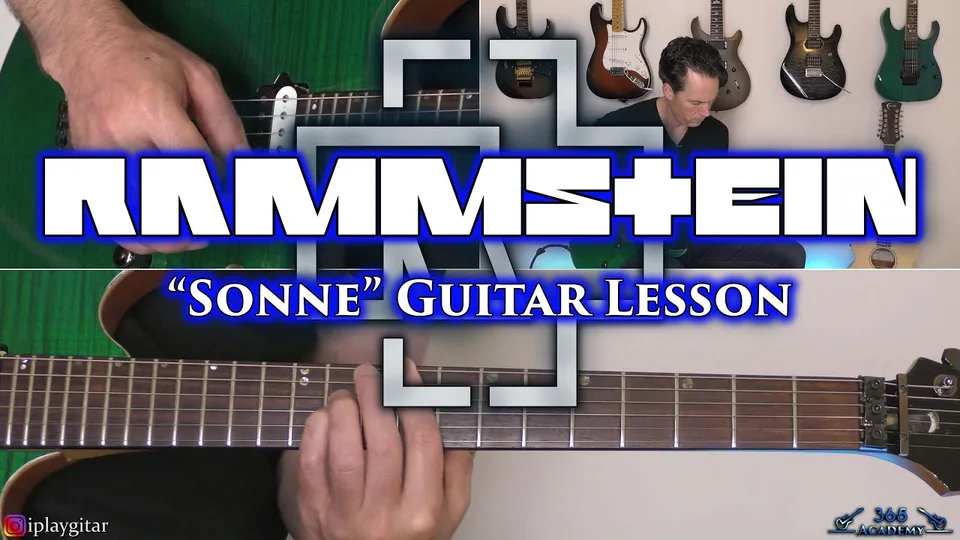 Rammstein - Sonne guitar lesson