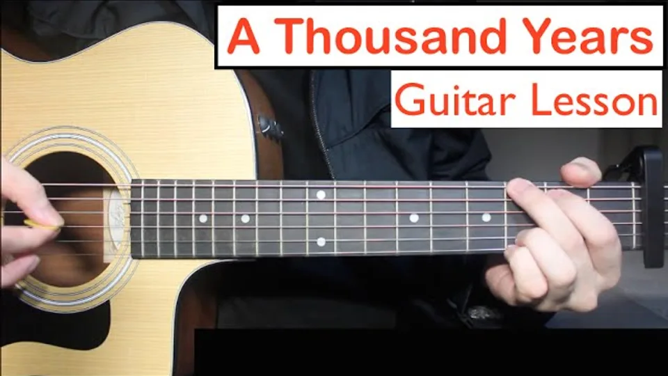 Christina Perri - A Thousand Years guitar lesson