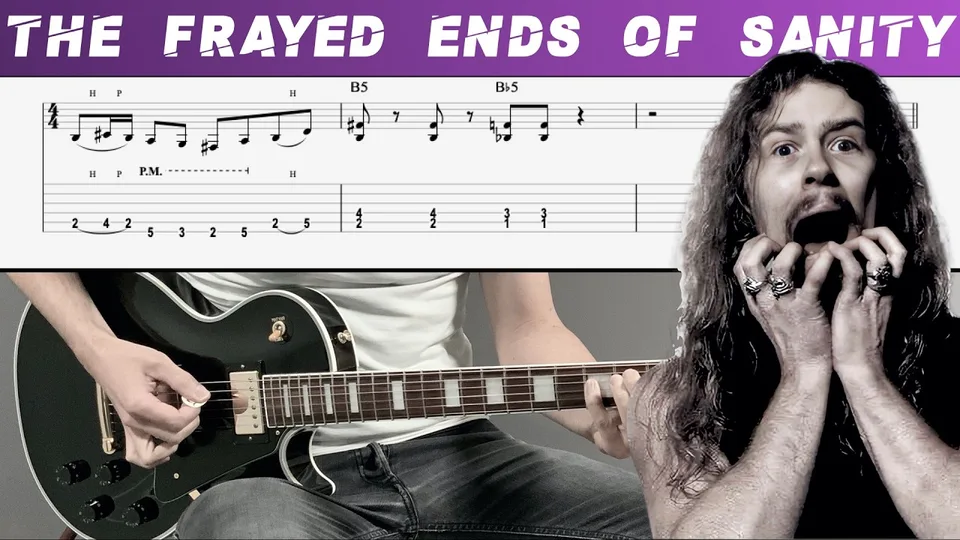 Metallica - The Frayed Ends of Sanity guitar tab
