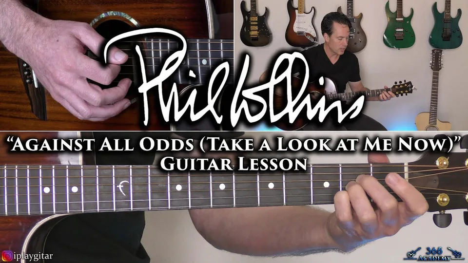 Phil Collins - Against All Odds guitar lesson