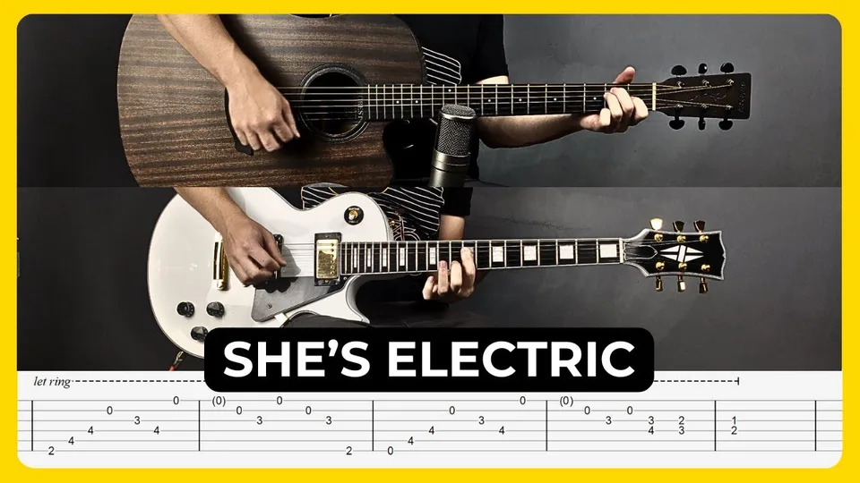 Oasis - She's Electric guitar tab