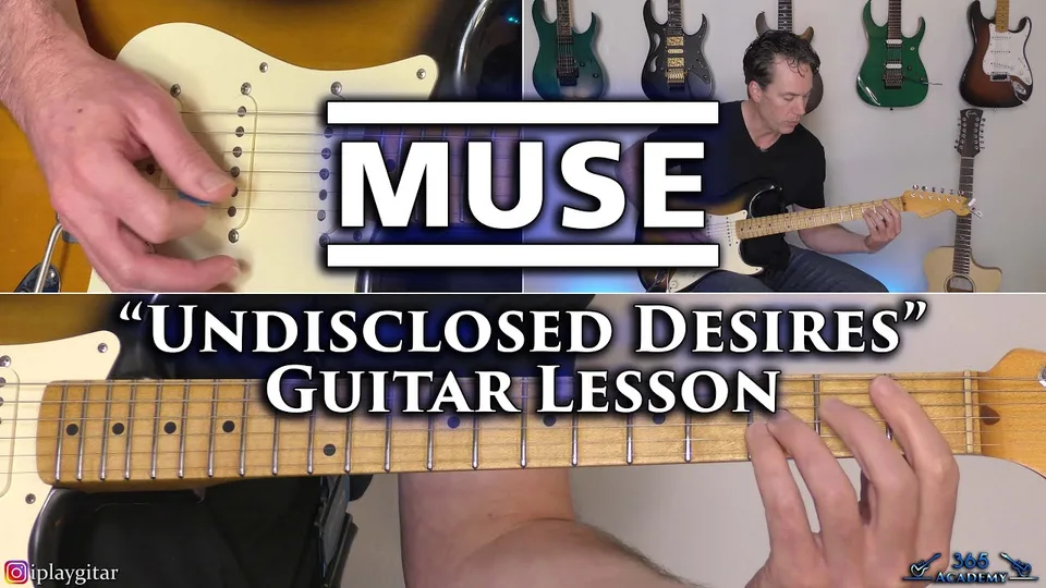 Muse - Undisclosed Desires guitar lesson