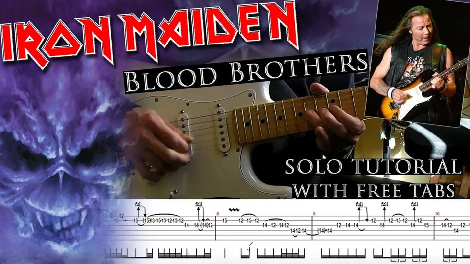 Iron Maiden - Blood Brothers Dave Murray's guitar tab