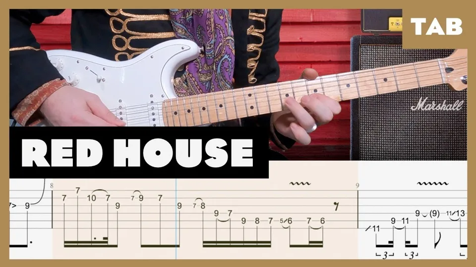 Jimi Hendrix - Red House guitar tab