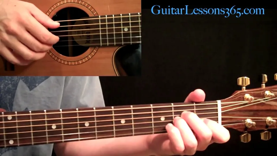 Kansas - Dust In The Wind Pt.1 - Intro & Verse guitar lesson