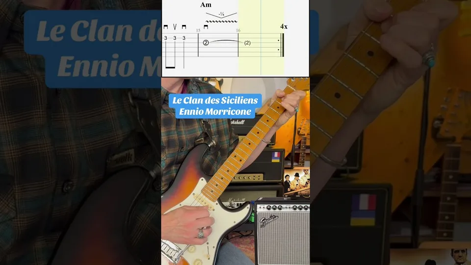 Ennio Morricone - Le Clan des Siciliens guitar tab