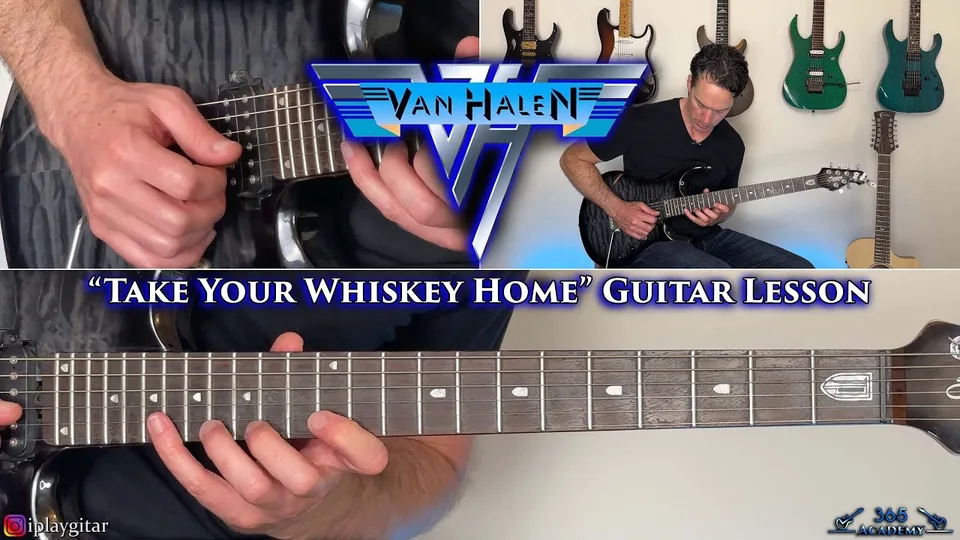 Van Halen - Take Your Whiskey Home guitar lesson