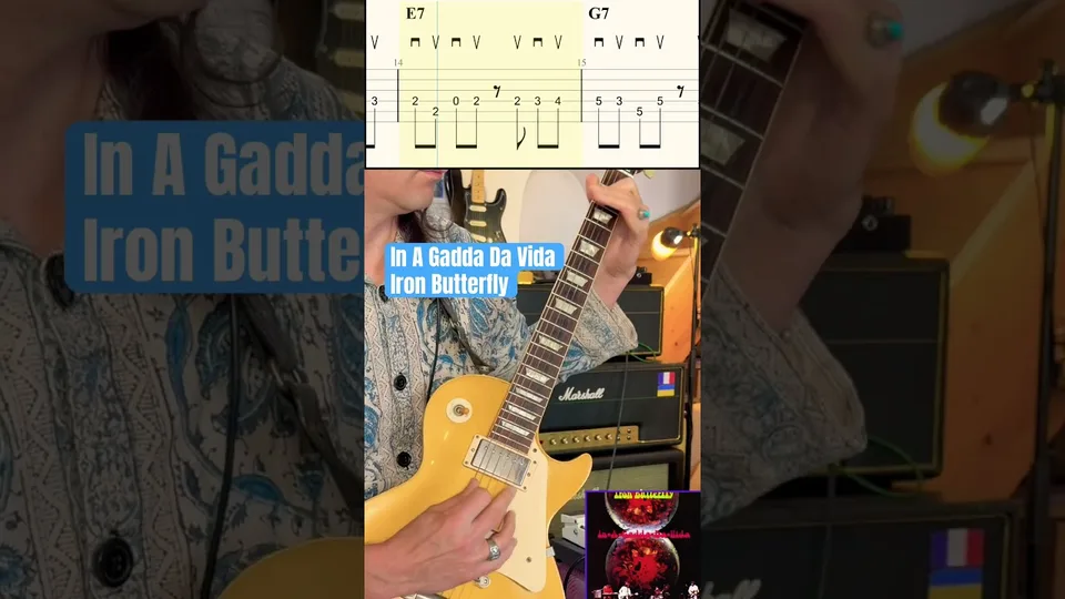 Iron Butterfly - In-A-Gadda-Da-Vida guitar tab