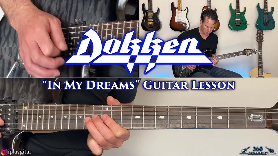 Dokken - In My Dreams guitar lesson
