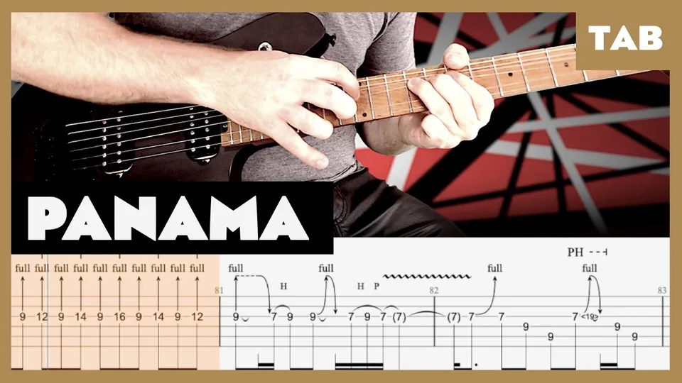 Van Halen - Panama guitar tab