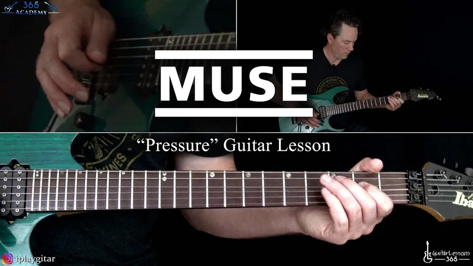 Muse - Pressure guitar lesson