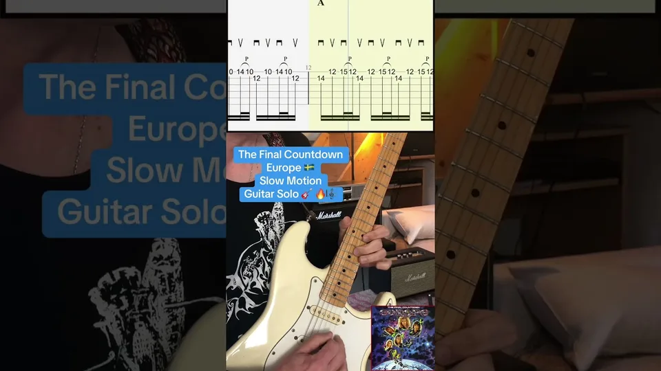 Europe - The Final Countdown guitar tab