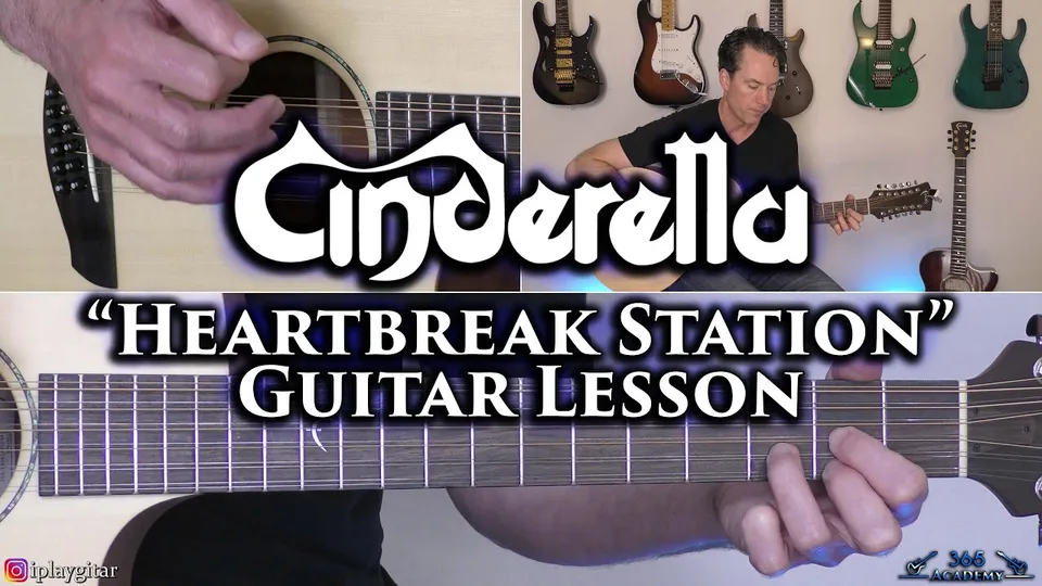 Cinderella - Heartbreak Station guitar lesson