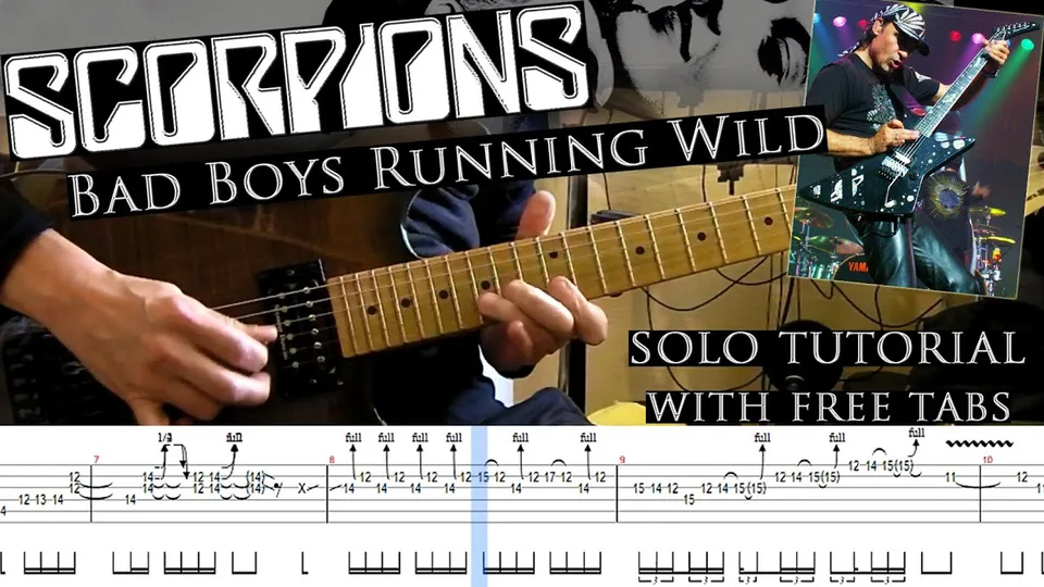 Scorpions - Bad Boys Running Wild guitar tab