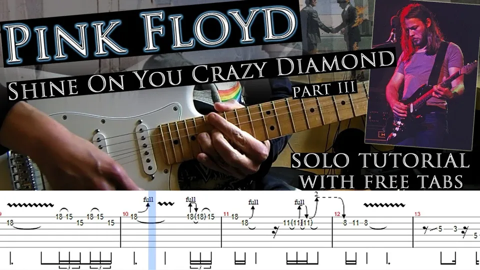 Pink Floyd - Shine On You Crazy Diamond part III guitar tab
