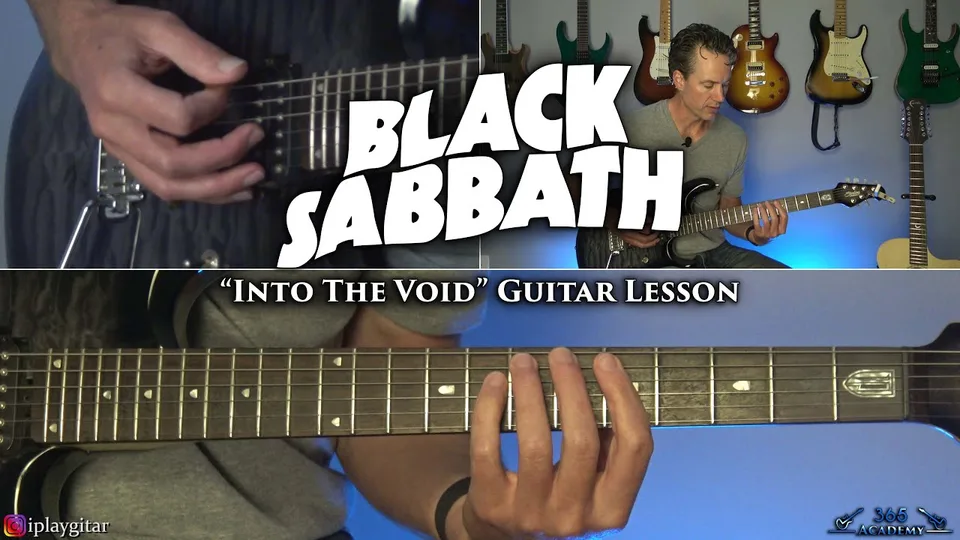 Black Sabbath - Into the Void guitar lesson