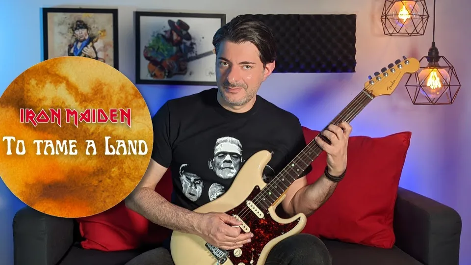 Iron Maiden - To Tame a Land guitar cover
