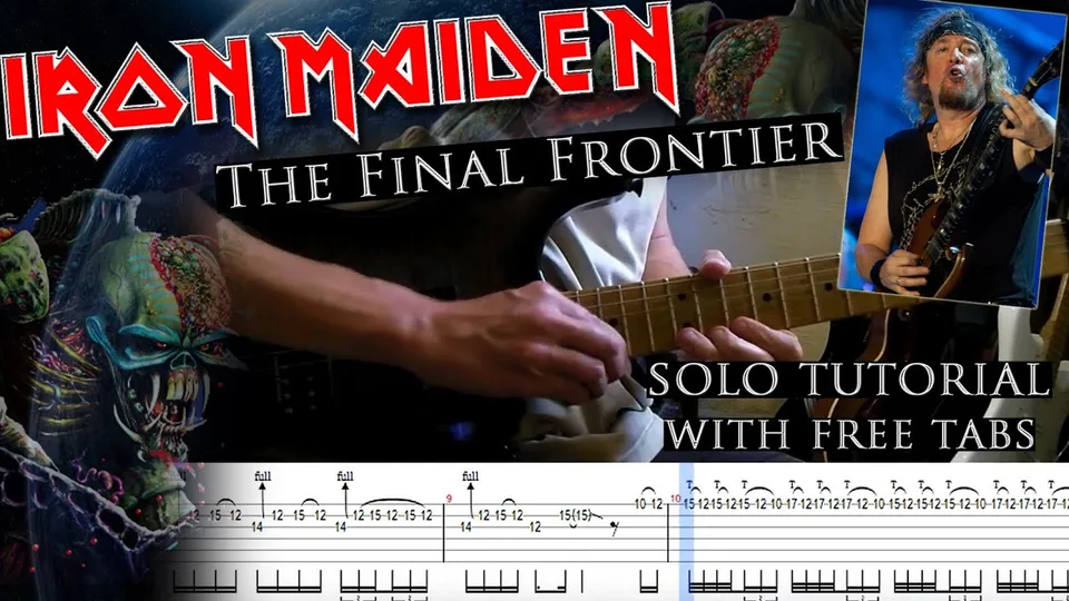 Iron Maiden - The Final Frontier Adrian Smith guitar tab