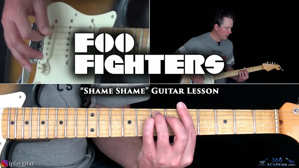 Foo Fighters - Shame Shame guitar lesson