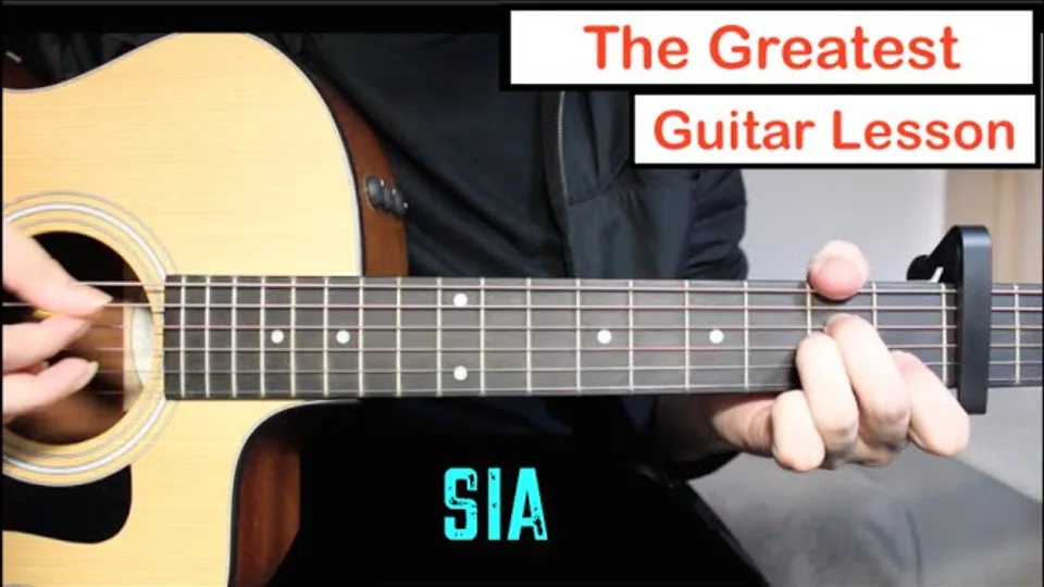 Sia - The Greatest guitar lesson
