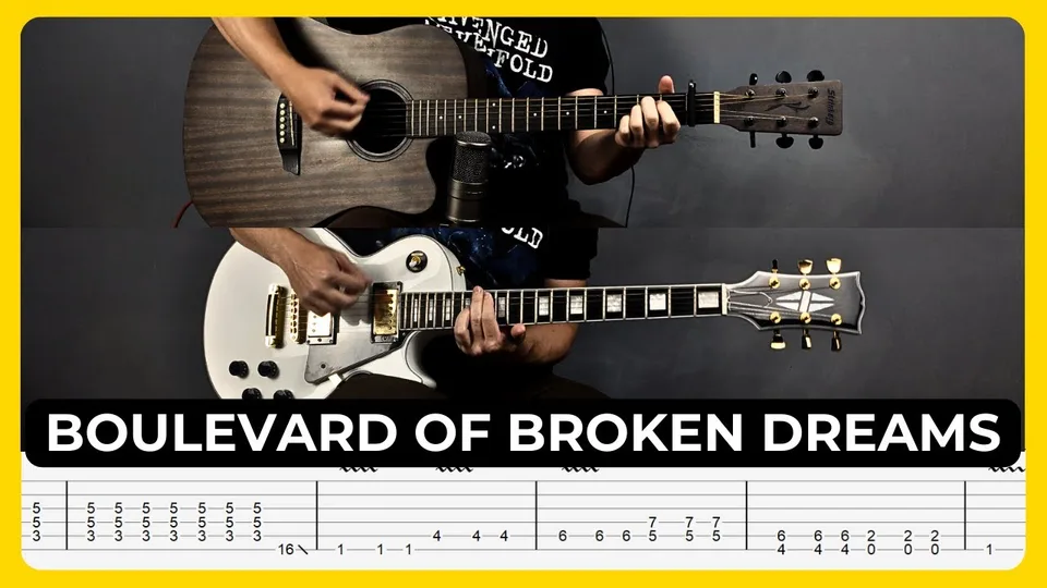 Green Day - Boulevard Of Broken Dreams guitar tab