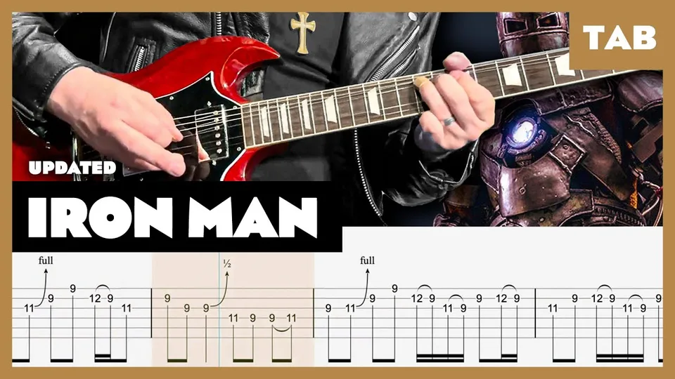 Black Sabbath - Iron Man guitar tab