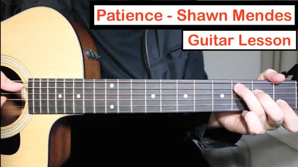 Shawn Mendes - Patience guitar lesson