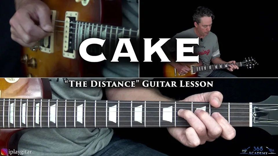 Cake - The Distance guitar lesson