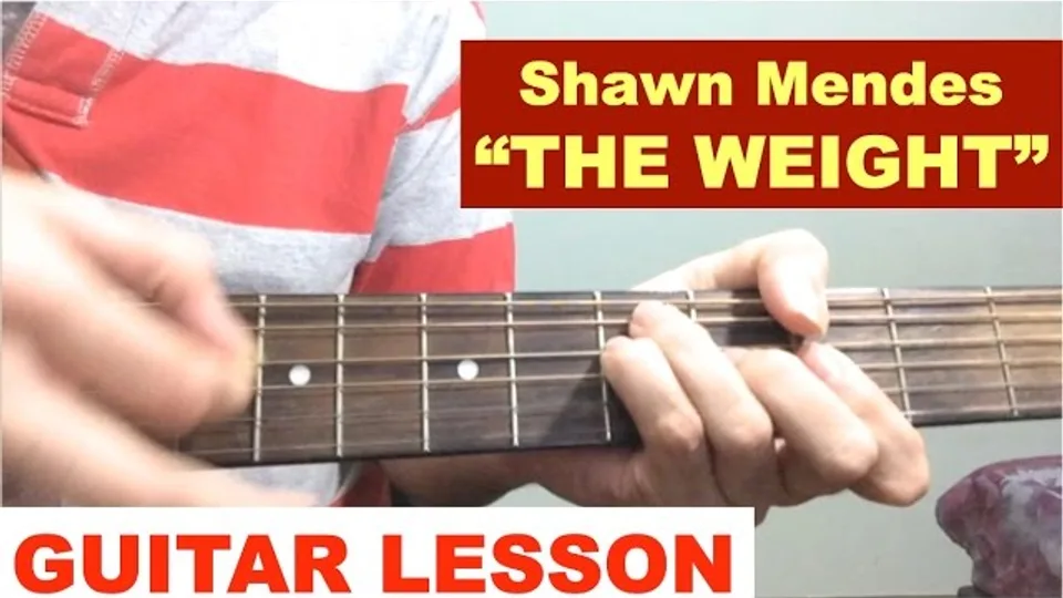 Shawn Mendes - The Weight guitar lesson