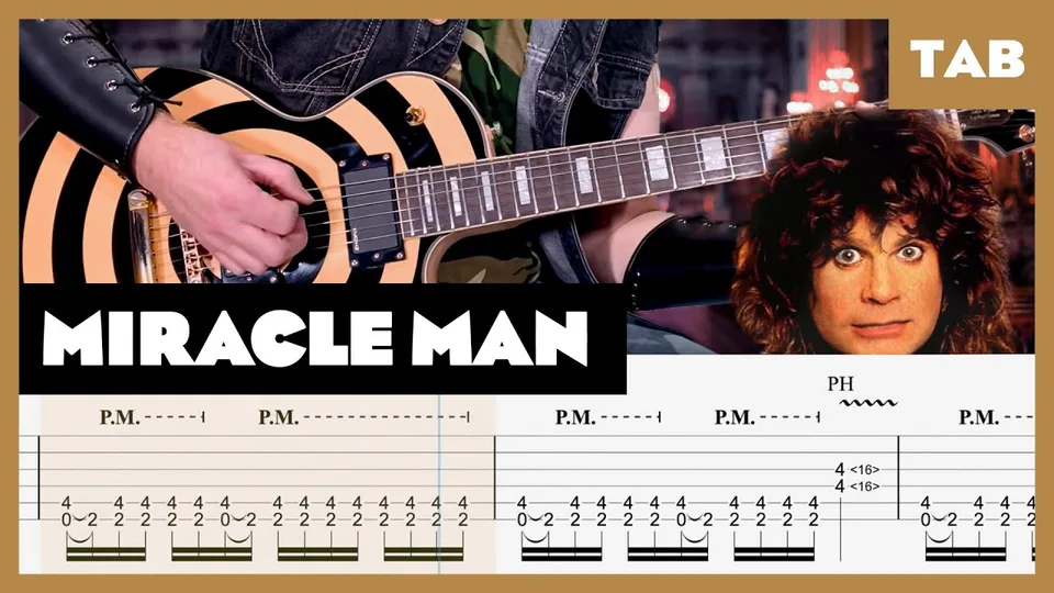 Ozzy Osbourne - Miracle Man guitar tab