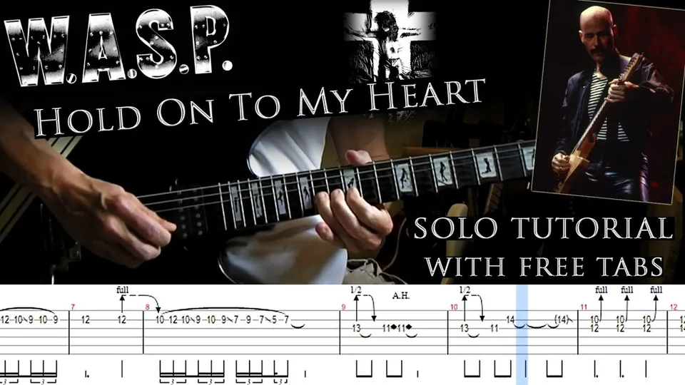 Wasp - Hold On To My Heart guitar tab
