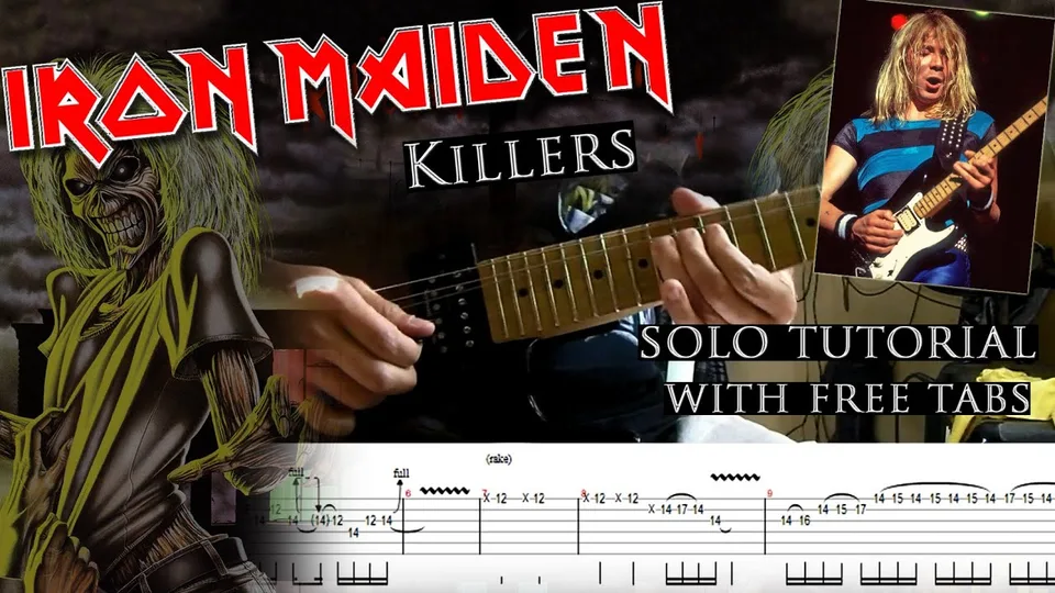 Iron Maiden - Killers Dave Murray's guitar tab