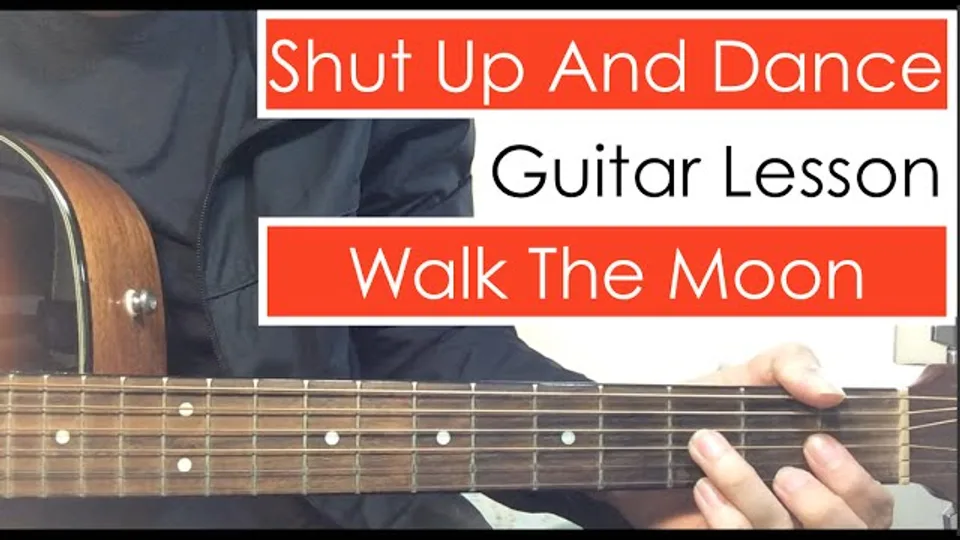 WALK THE MOON - Shut Up And Dance guitar lesson