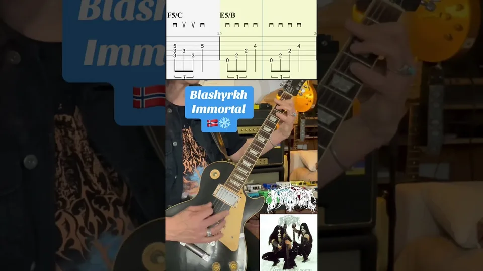 Immortal - Blashyrkh guitar tab