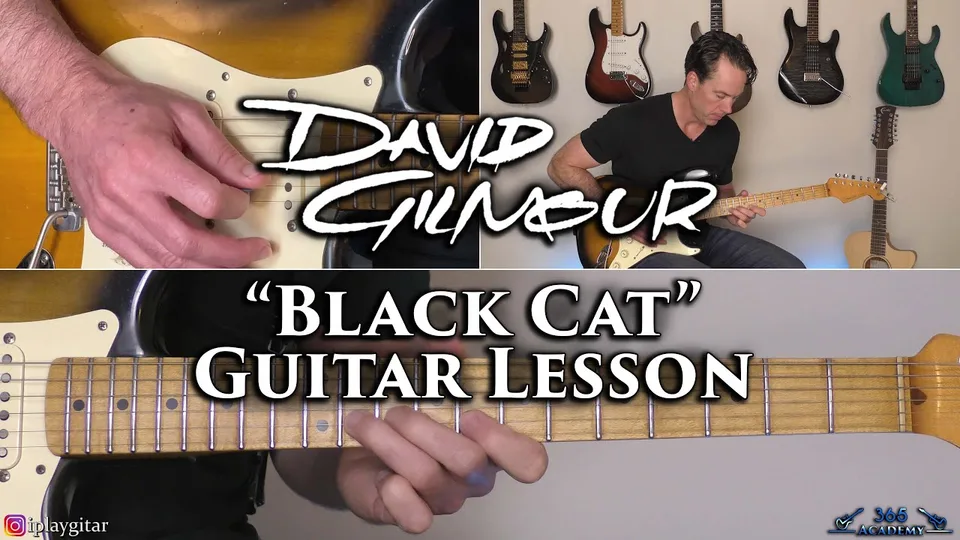 David Gilmour - Black Cat guitar lesson