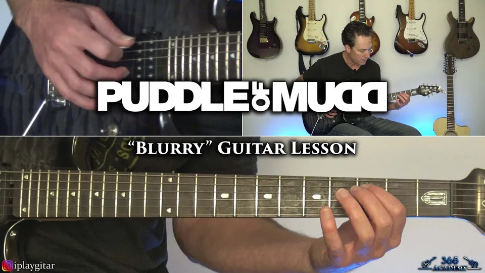 Puddle of Mudd - Blurry guitar lesson
