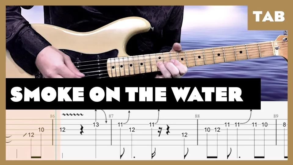 Deep Purple - Smoke on the Water guitar tab