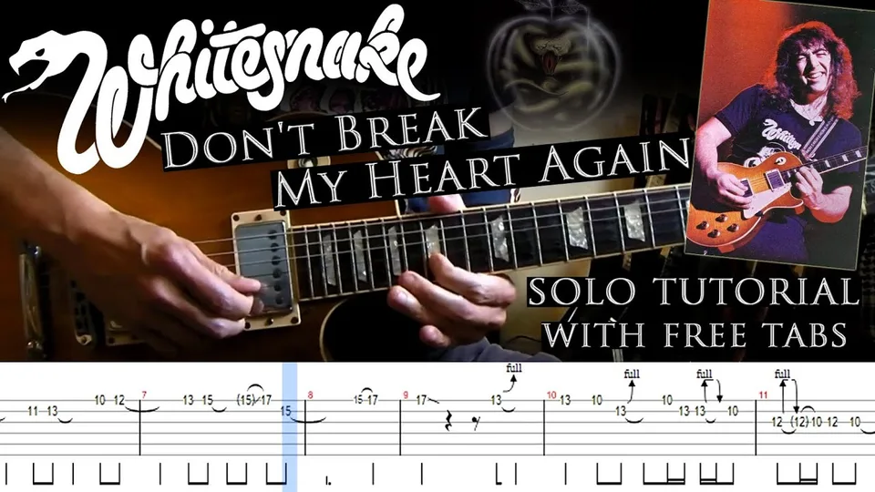 Whitesnake - Don't Break My Heart Again guitar tab