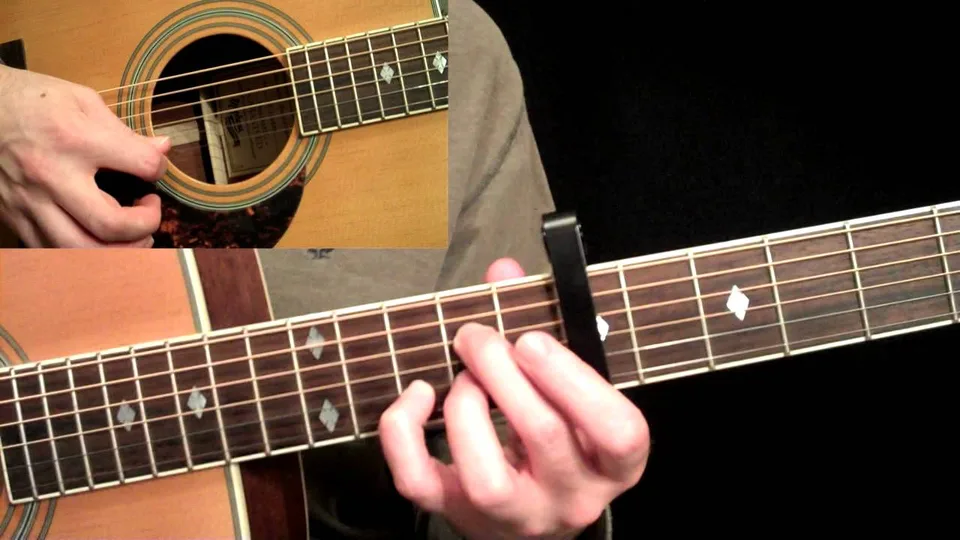 The Beatles - Here Comes The Sun - Interlude & Ending guitar lesson