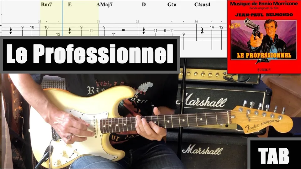 Ennio Morricone - Chi Mai (Le Professionnel) guitar tab