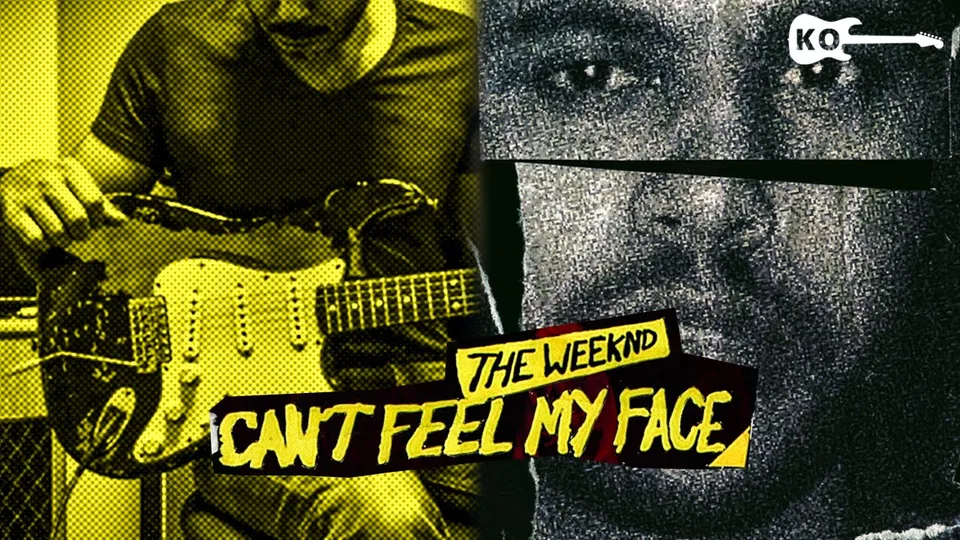 The Weeknd - Can't Feel My Face guitar cover