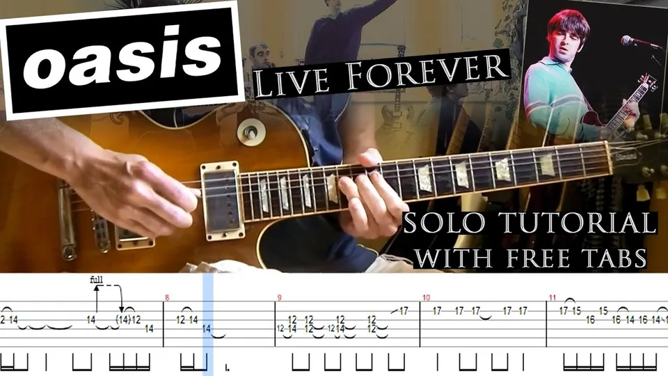 Oasis - Live Forever guitar tab