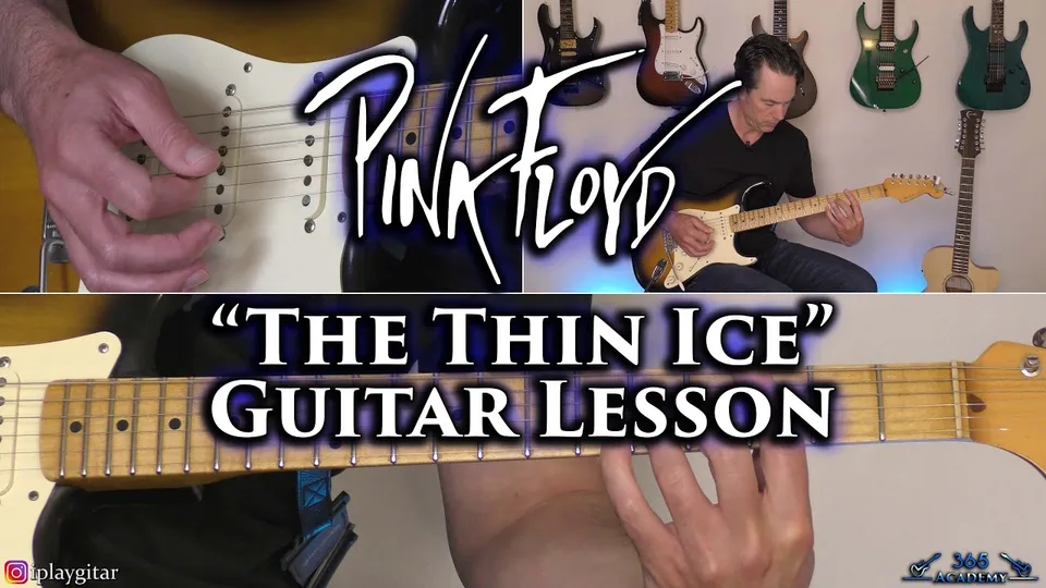Pink Floyd - The Thin Ice guitar lesson