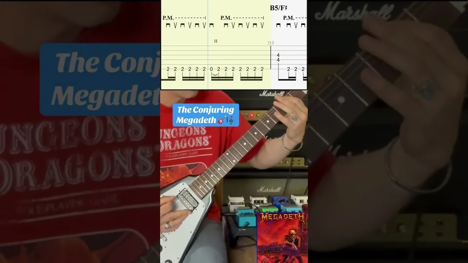 Megadeth - The Conjuring Part I guitar tab