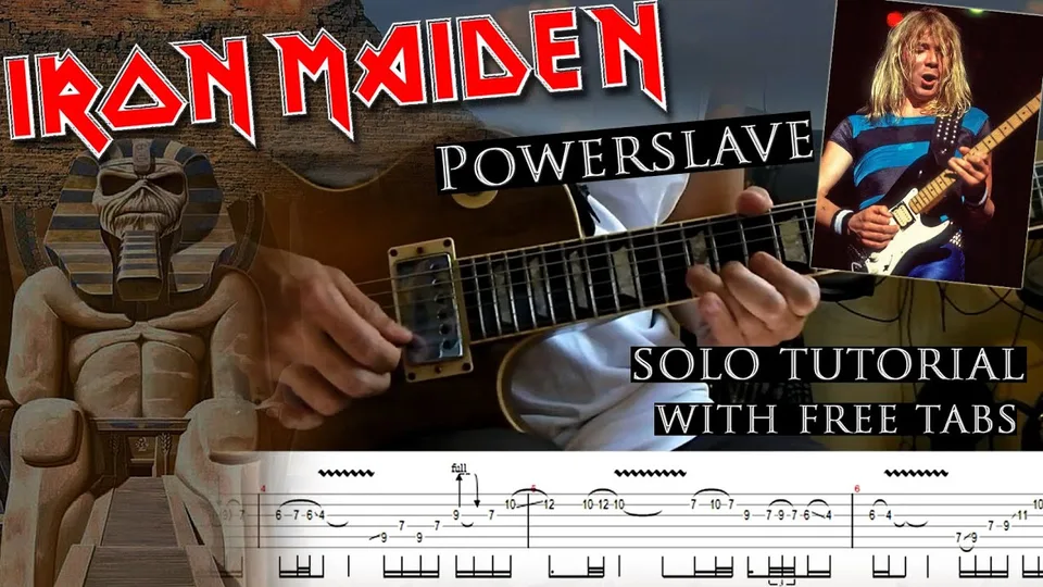 Iron Maiden - Powerslave Dave Murray's guitar tab